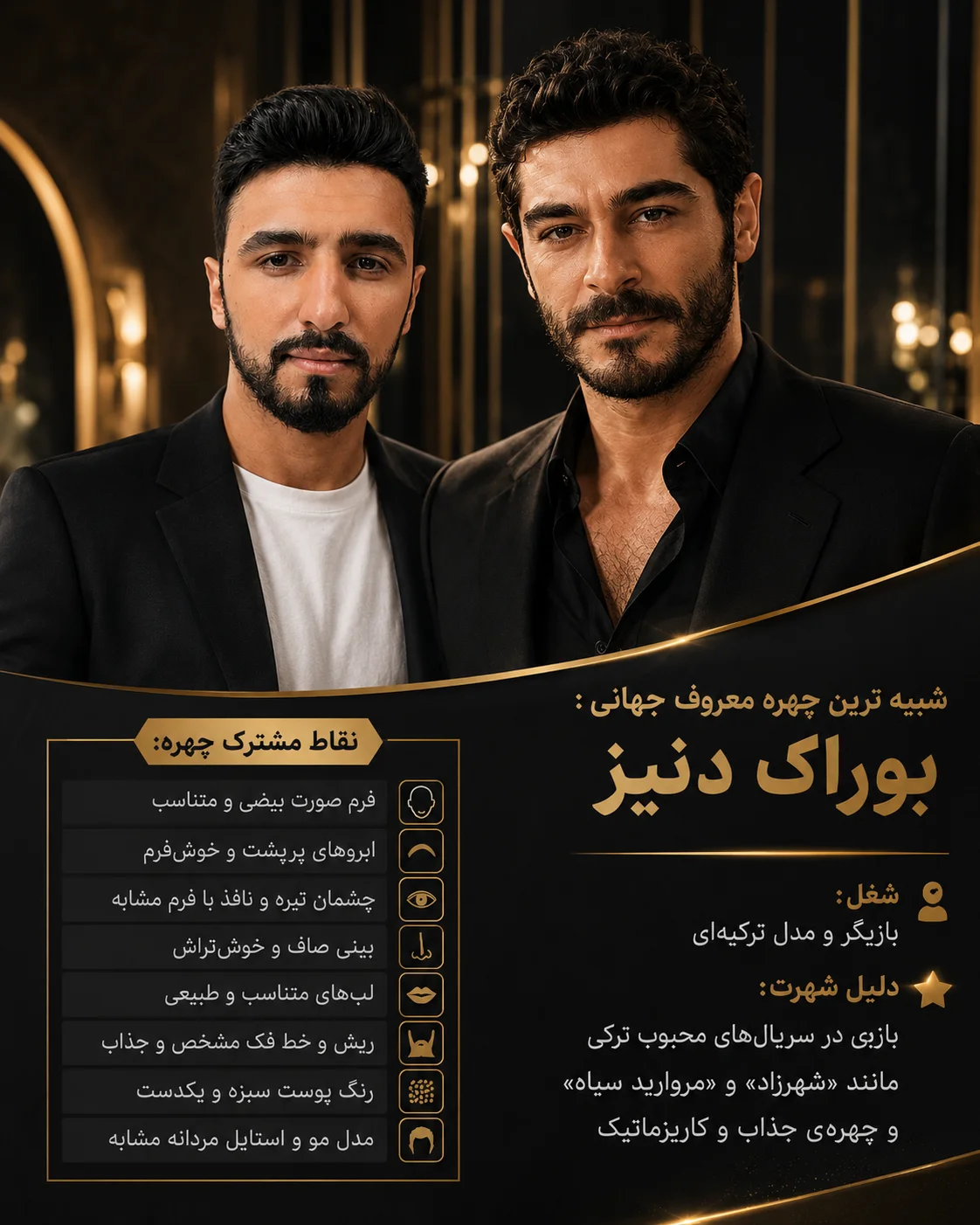 پرامپت شباهت چهره شما با چهره های معروف